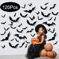 MEZARIX 3D black Halloween bat wall decorations
